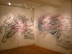 Megan Olson - Spray Paintings, New York 2009